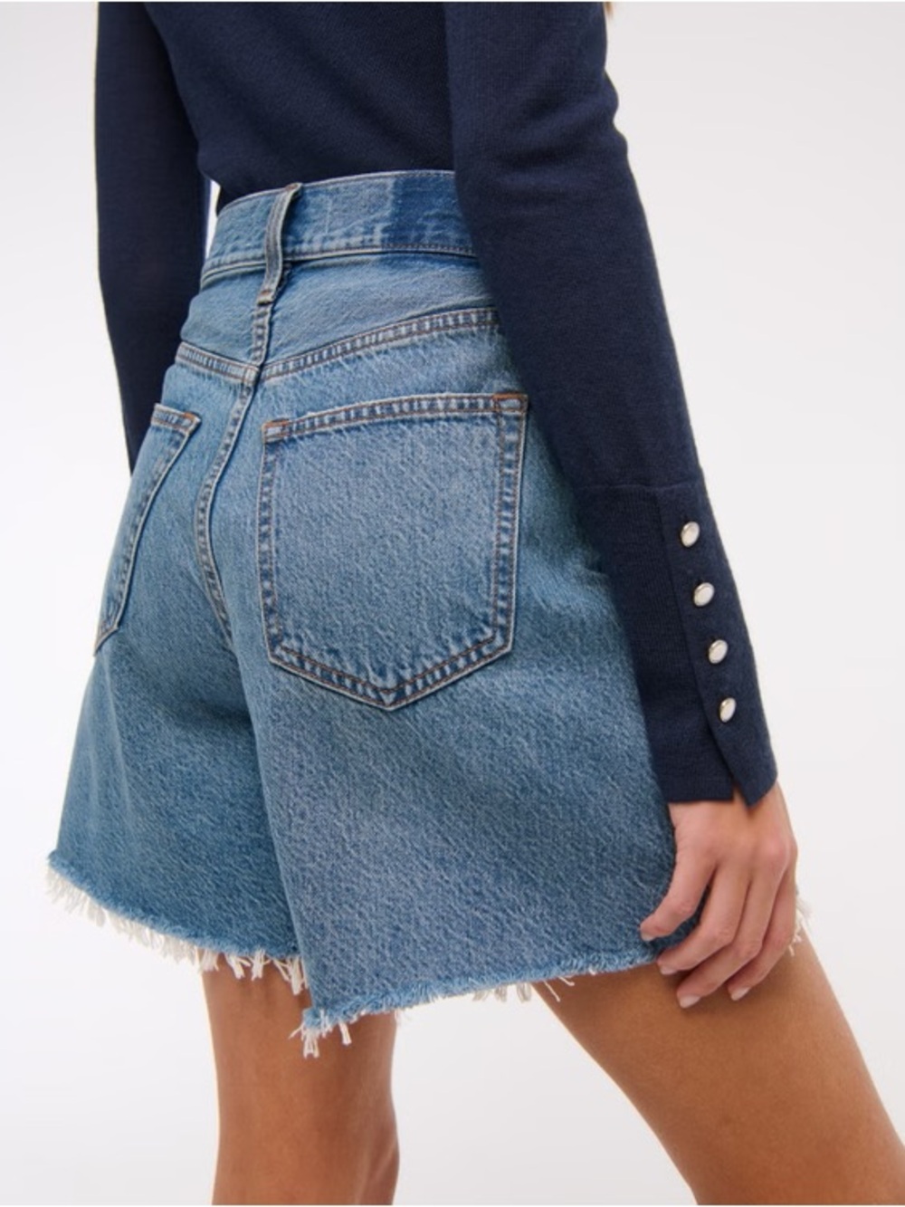 Abercrombie Curve Love High Rise Loose Short - Picture 7 of 12